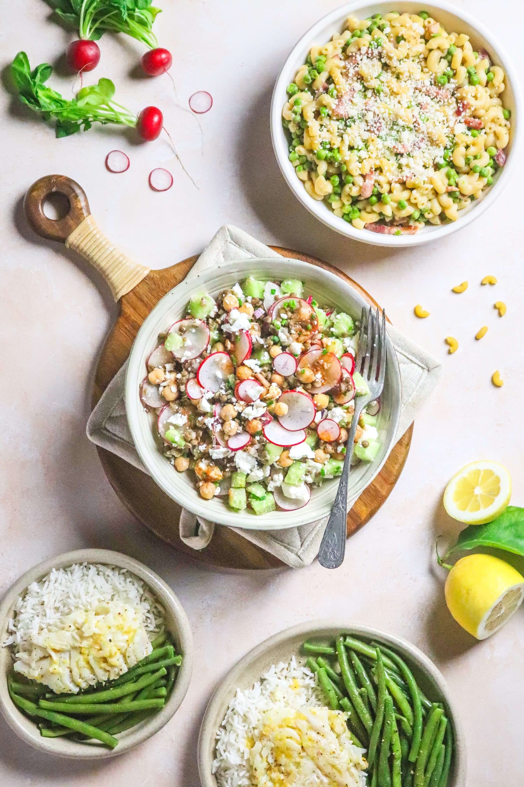 Batch cooking express printemps #1 (pour la famille)