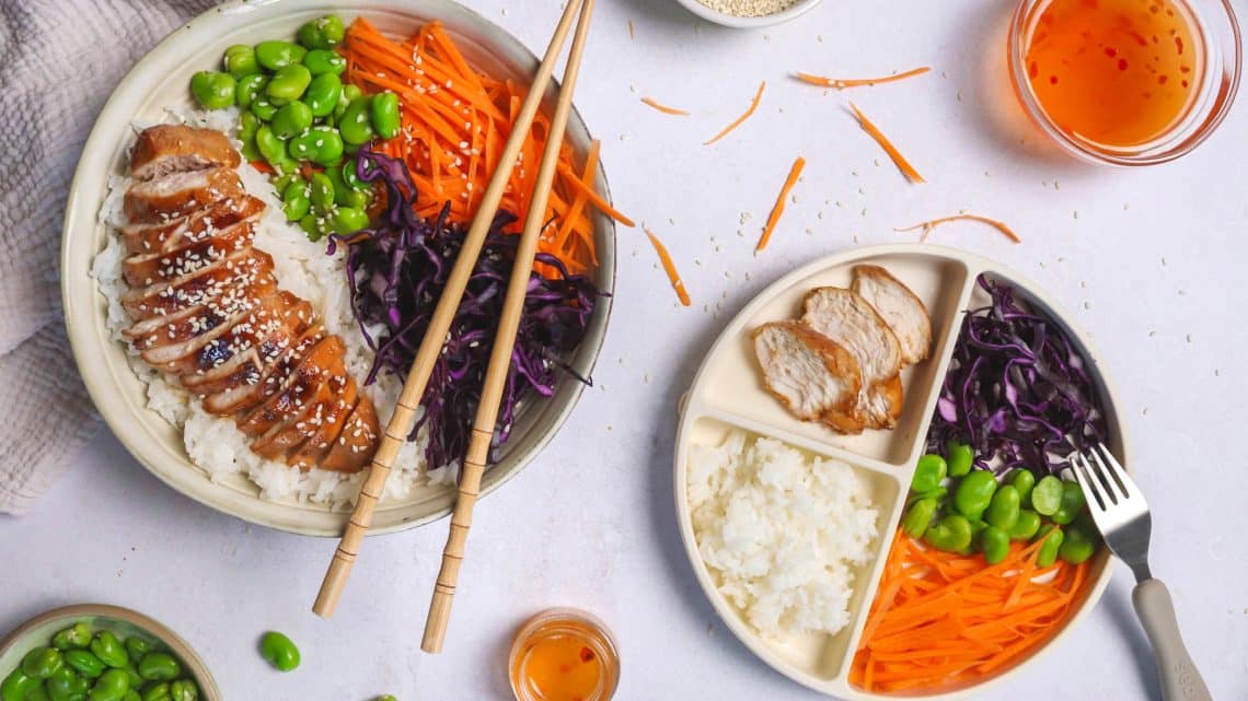 Bowl poulet teriyaki - parents-enfant H