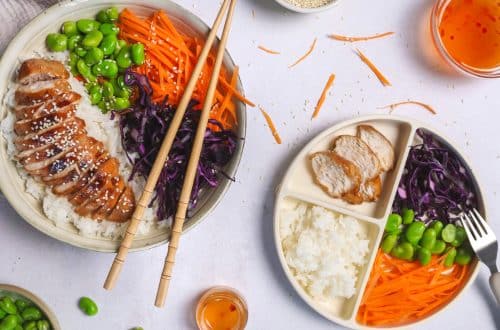 Bowl poulet teriyaki - parents-enfant H