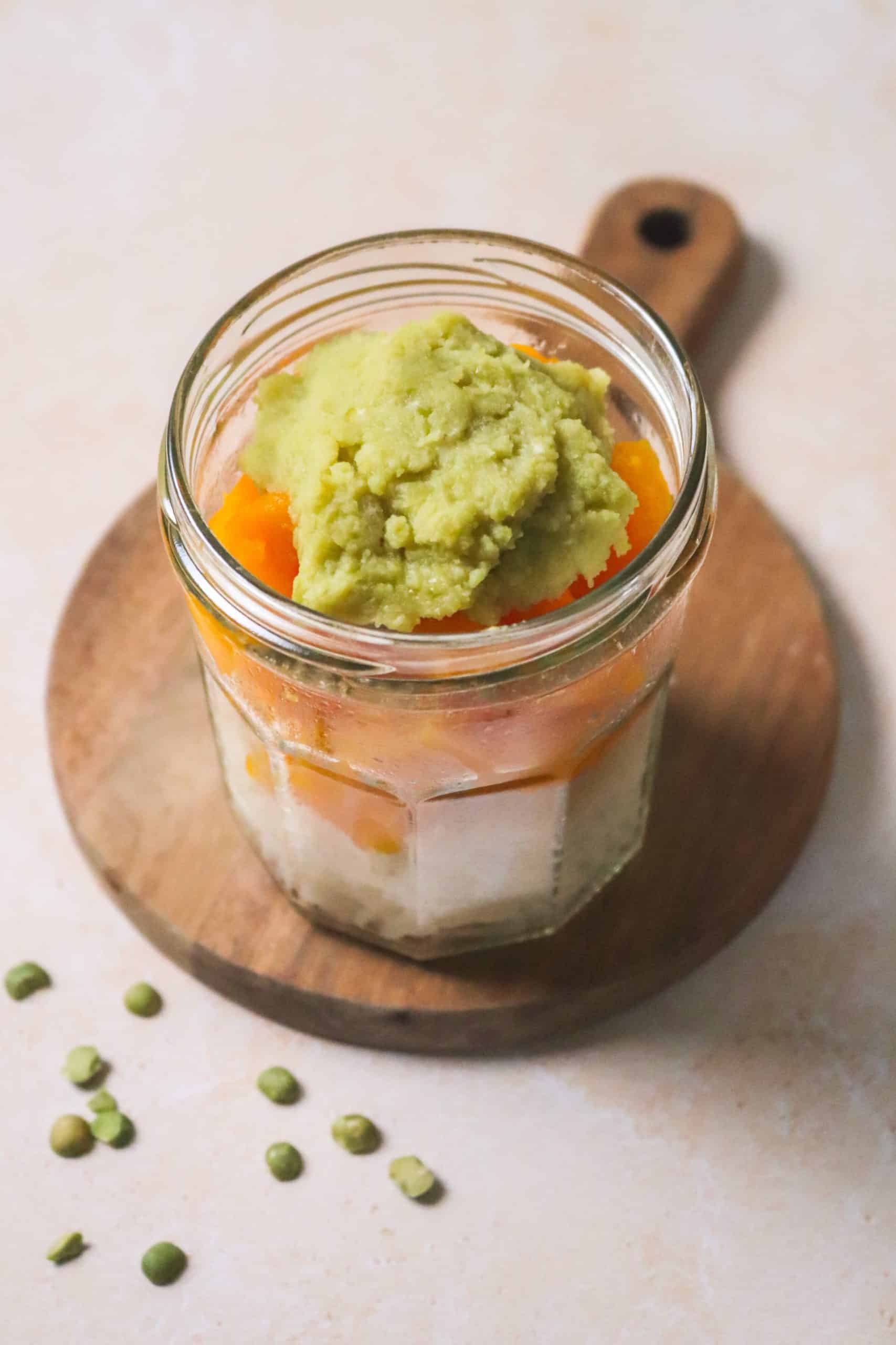 Riz au butternut et pois cassés