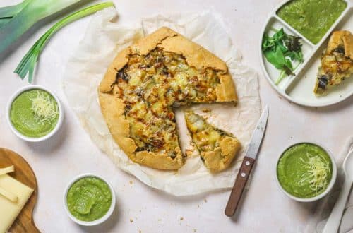Tarte rustique poireaux comté H