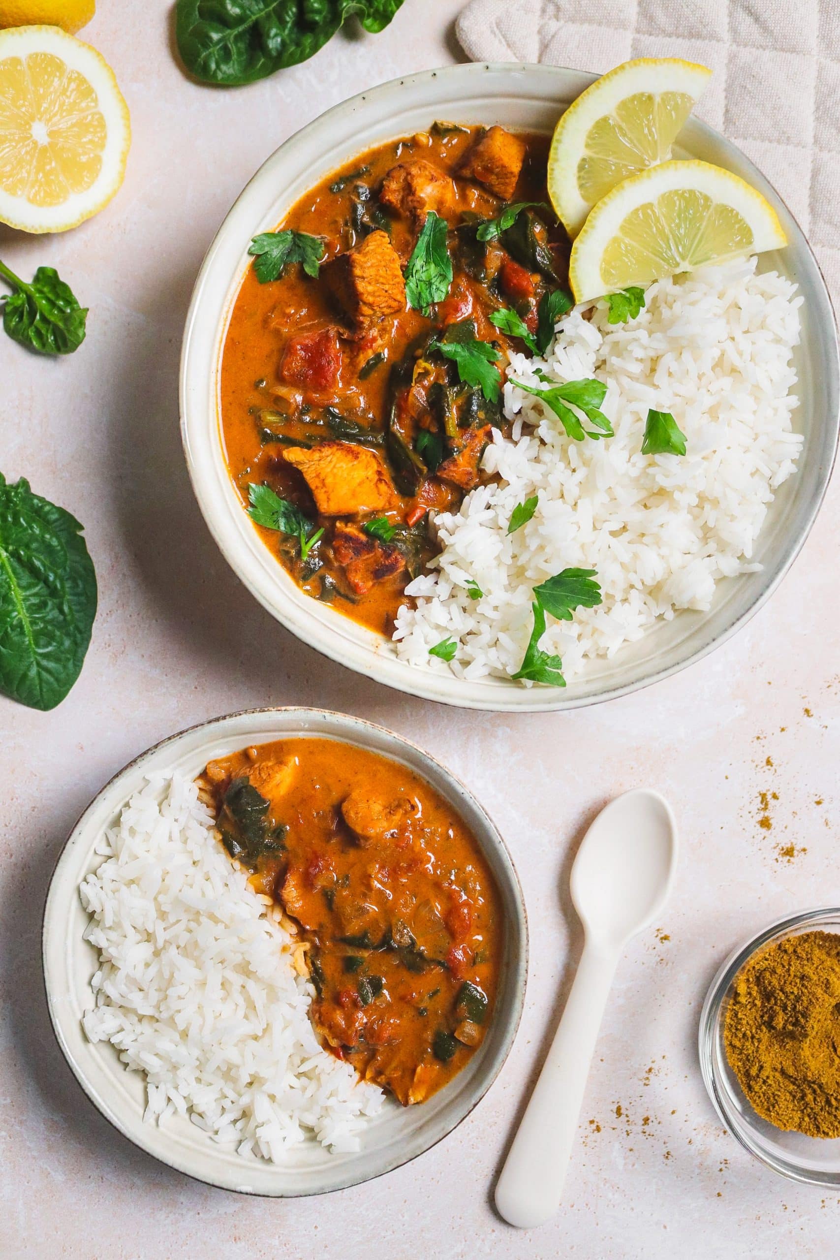 Poulet au curry à l’indienne