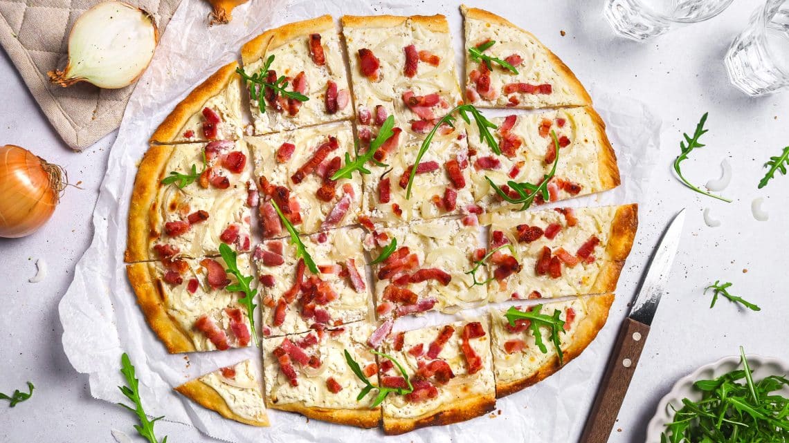 Flammekueche express (tarte flambée) H