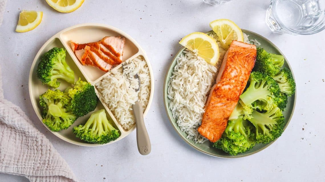 Saumon, riz et brocoli H