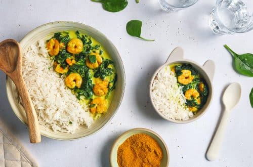 Curry aux crevettes express H