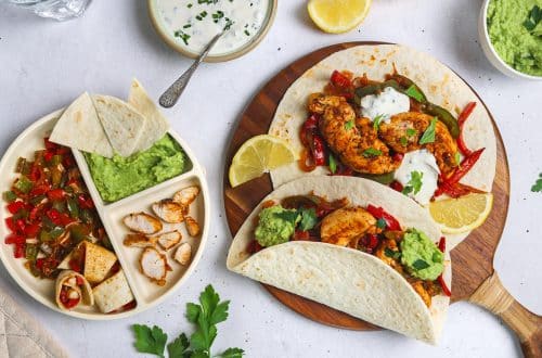 Fajitas poulet poivrons express H