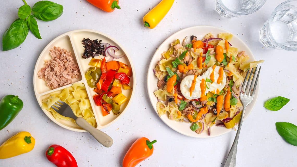 Salade de pâtes au thon et poivrons grillés H