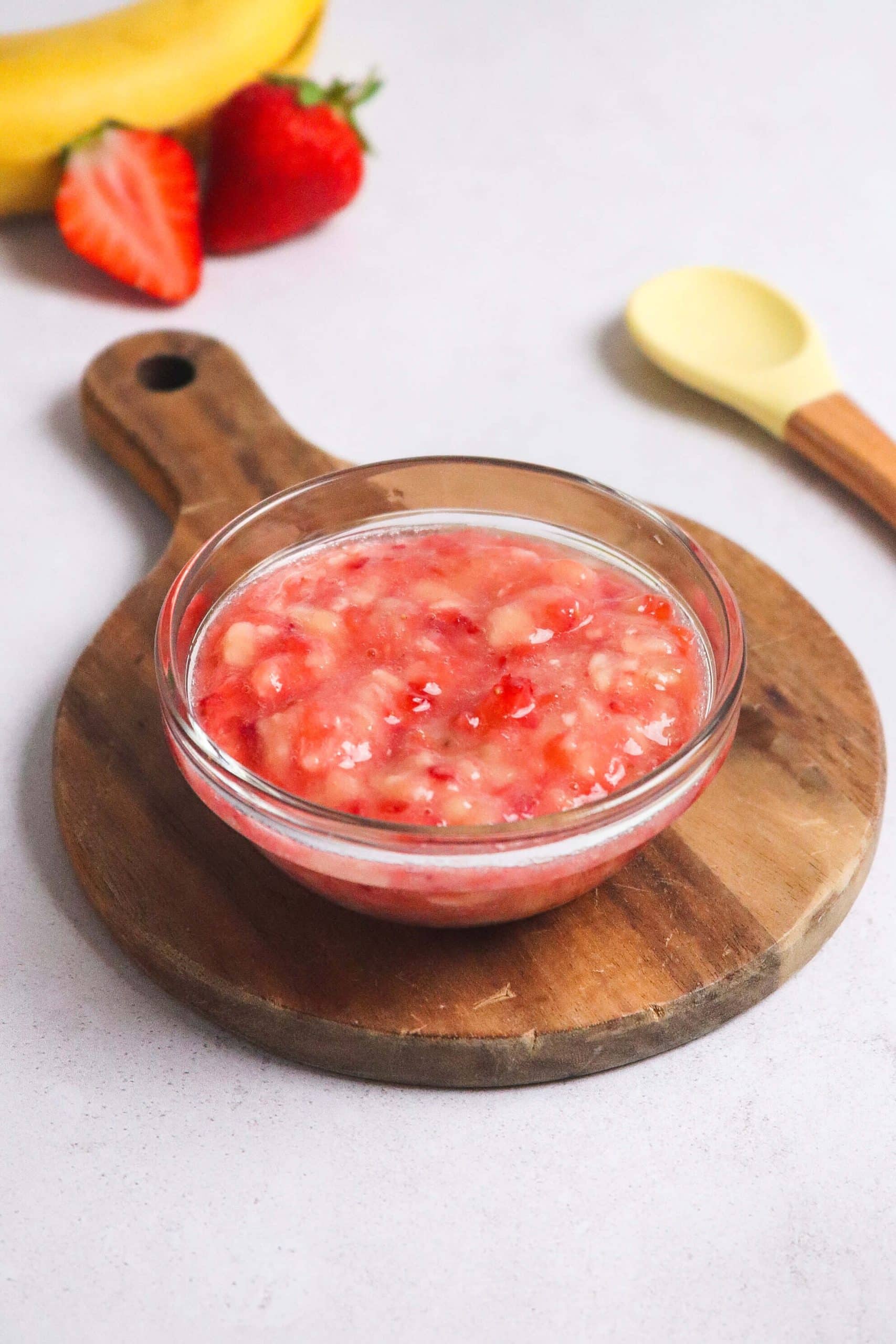 Crupote fraise banane