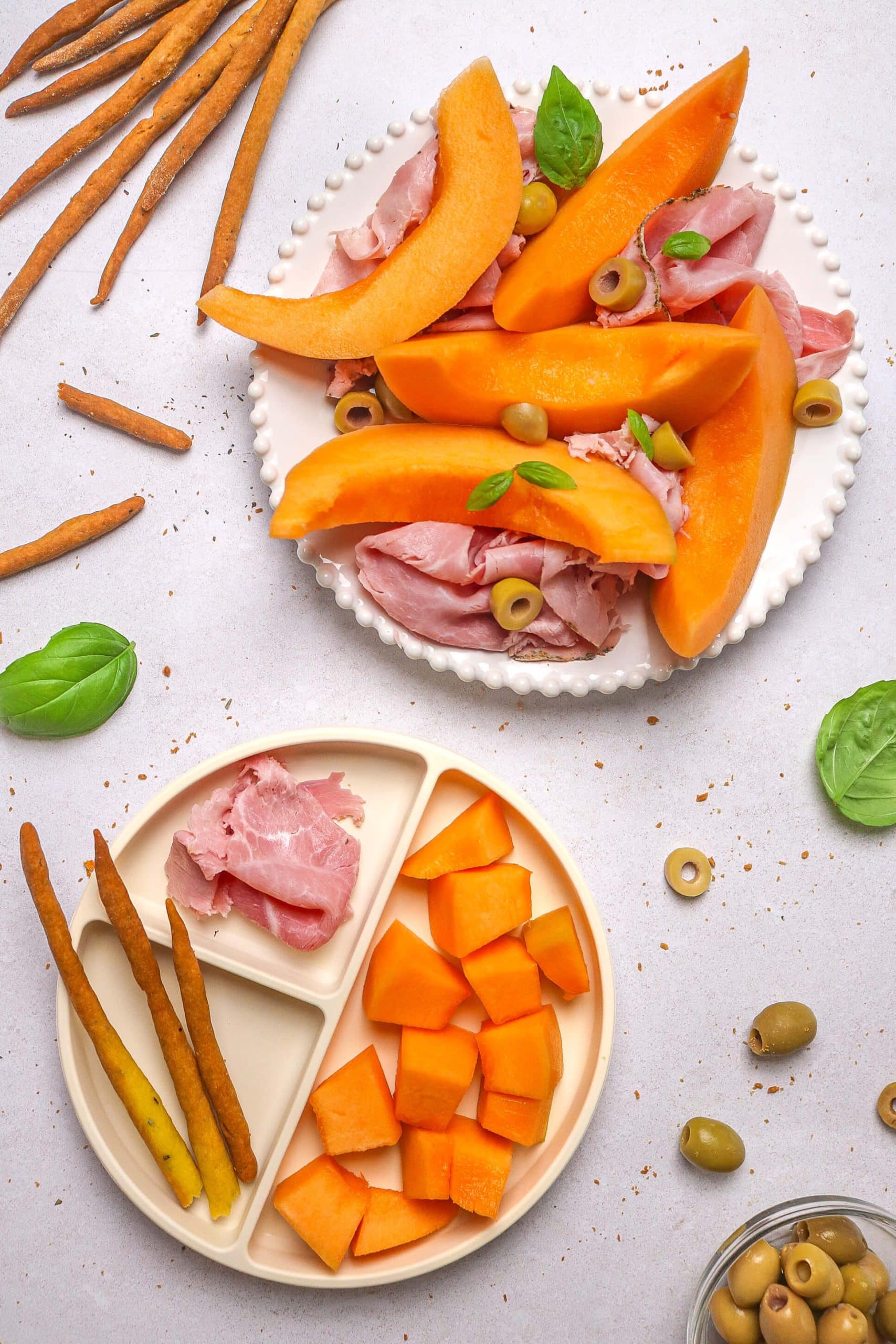 Melon et jambon