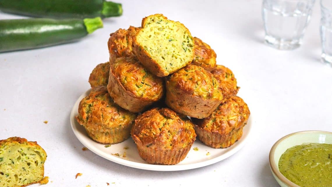 Muffins courgette pesto H