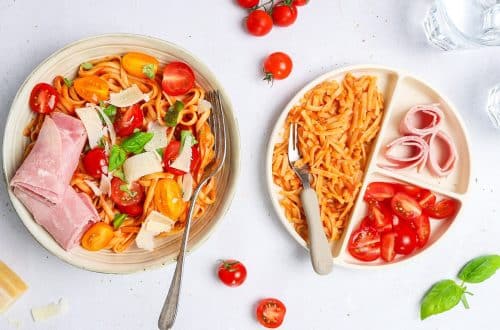 Pâtes à la sauce tomates et jambon H