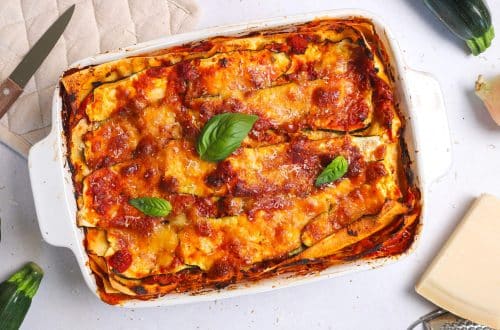 Lasagnes aux courgettes et tomates H