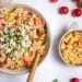Salade de pâtes aux crudités, mangue et crevettes H copie