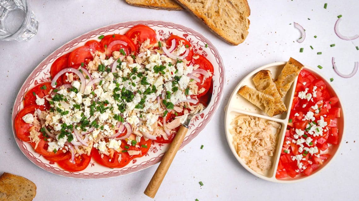 Salade de tomates au thon H