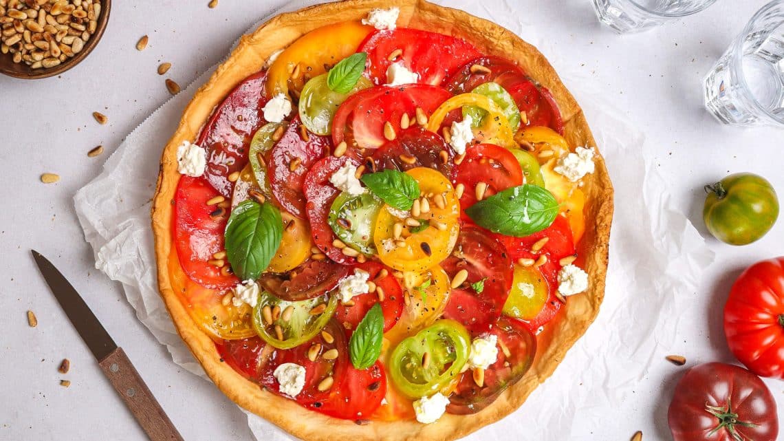 Tarte aux tomates crues H