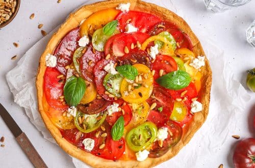 Tarte aux tomates crues H