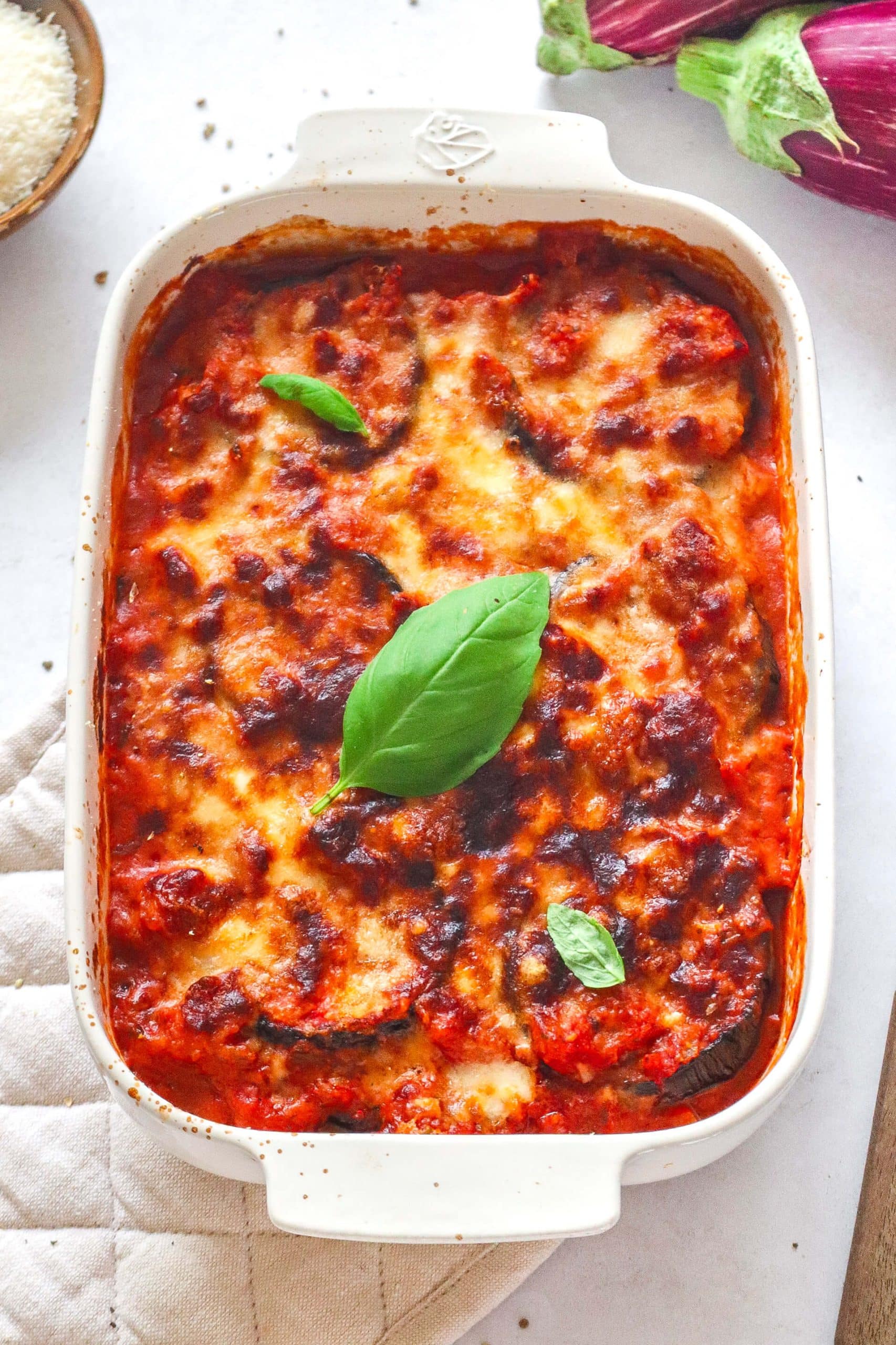 Aubergines à la parmigiana