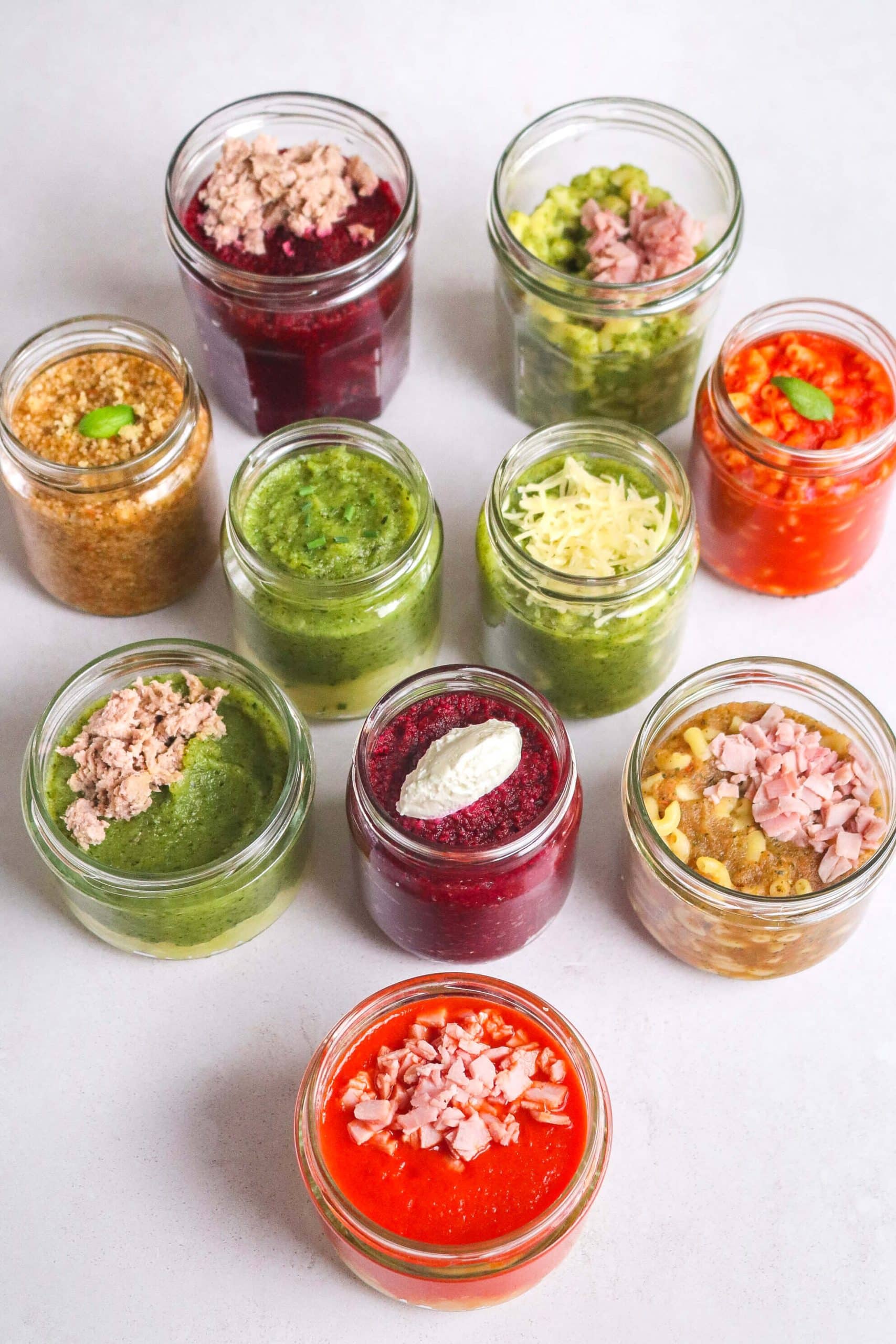 Batch cooking canicule - purées froides