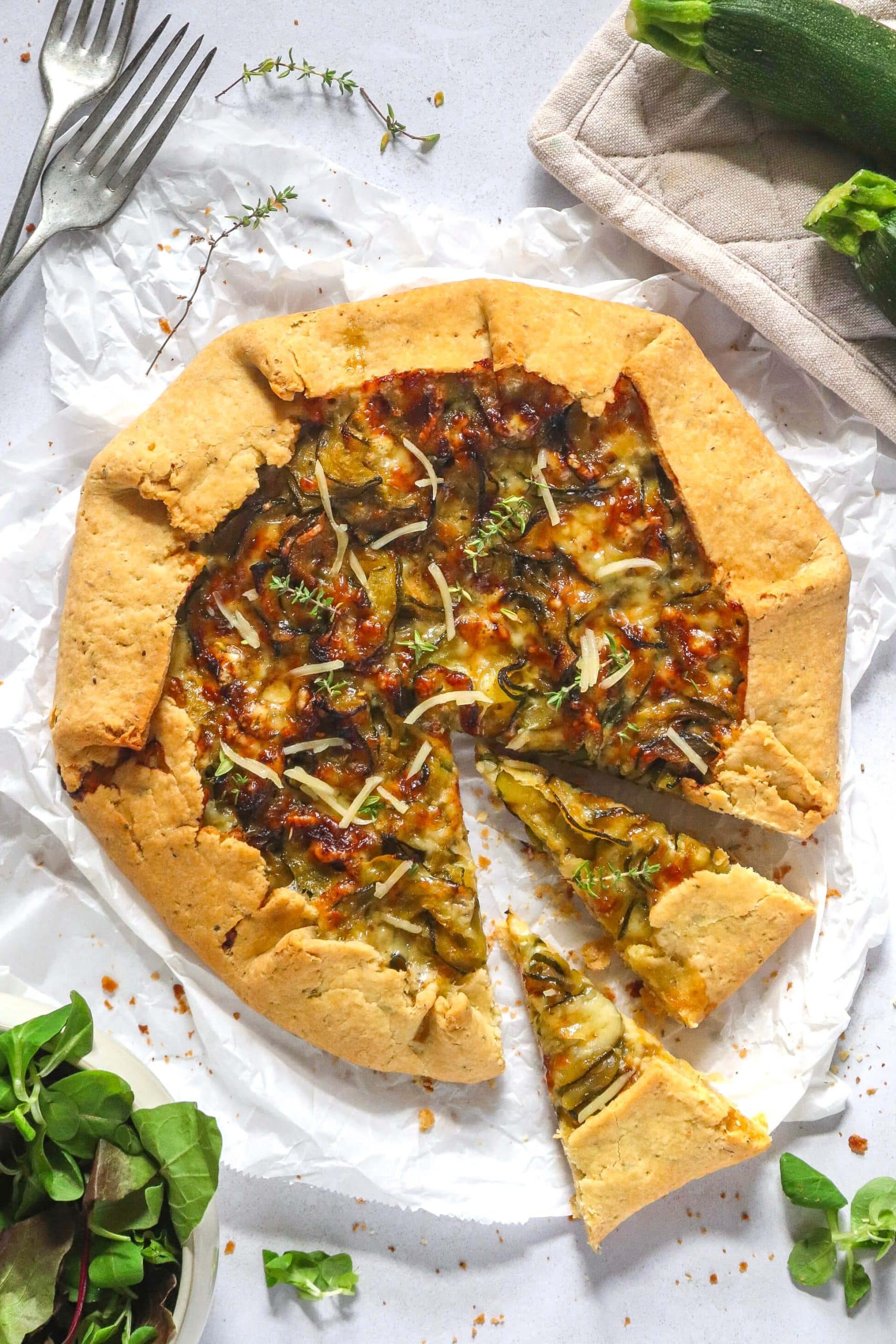 Tarte courgettes Beaufort