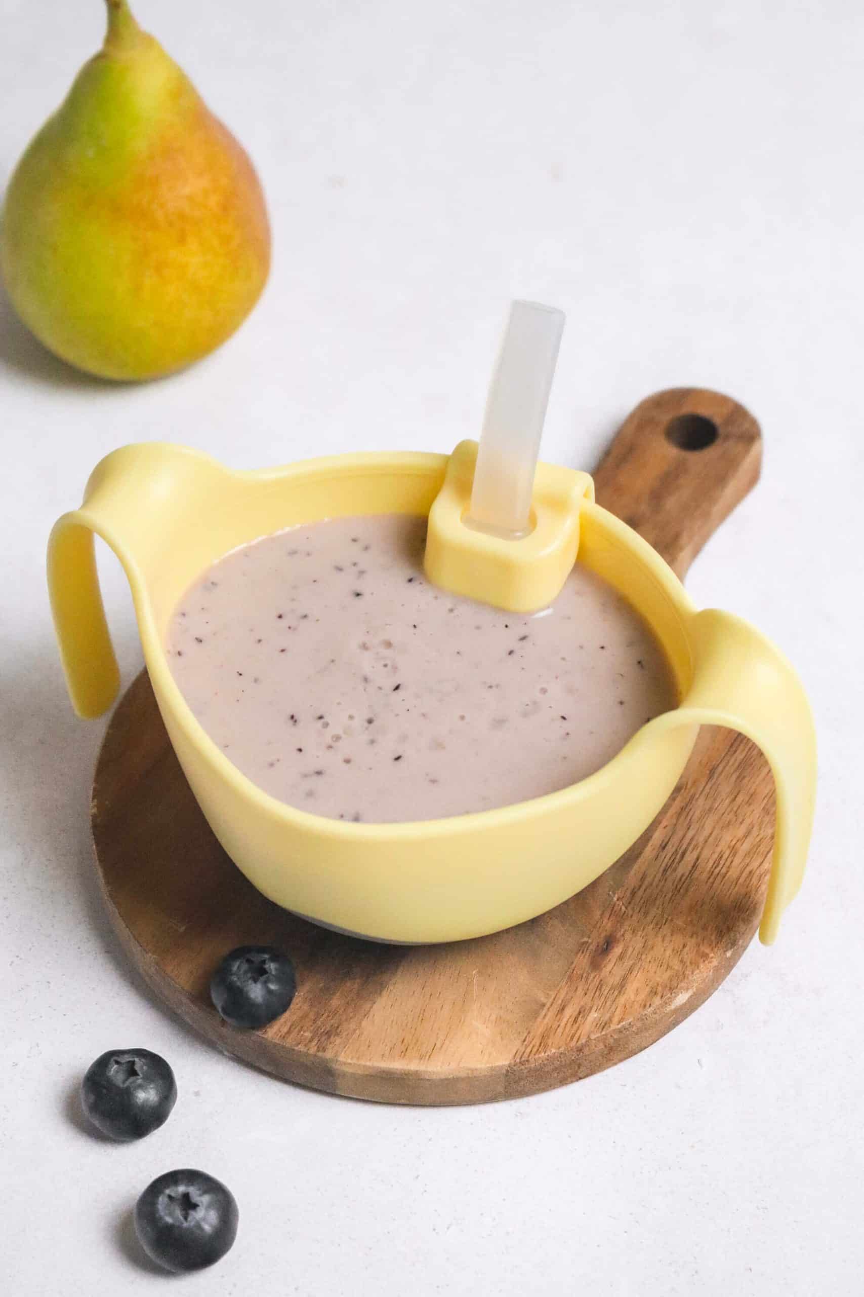 Milkshake poire myrtille