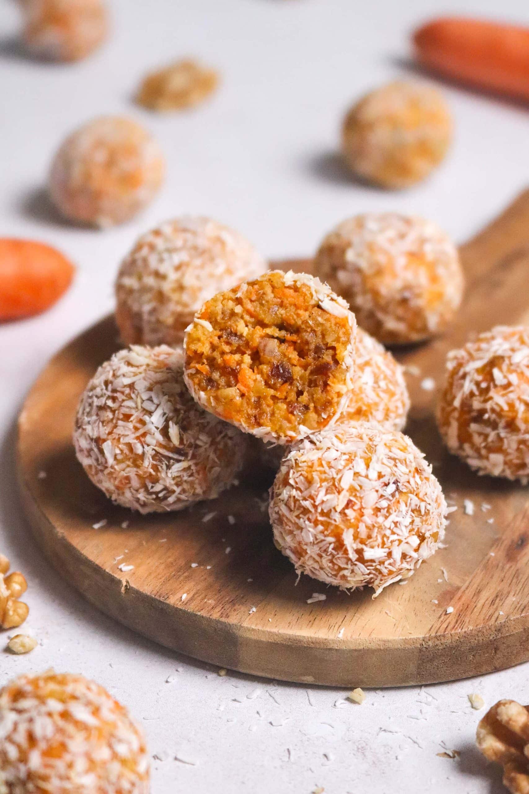Energy balls façon carrot cake