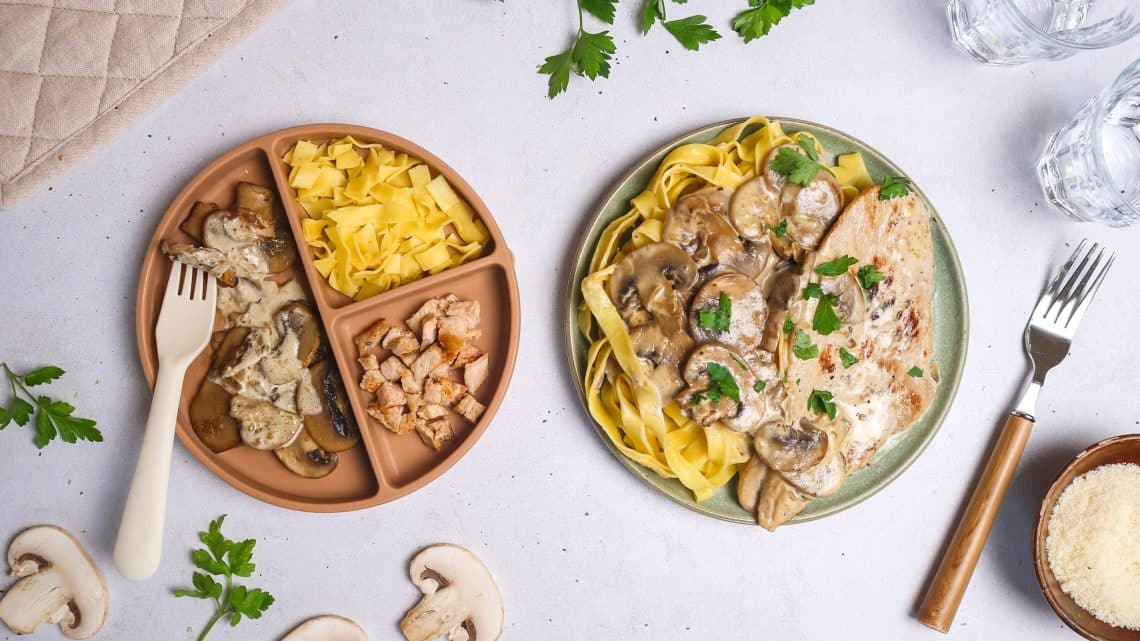 Escalopes de veau sauce aux champignons H
