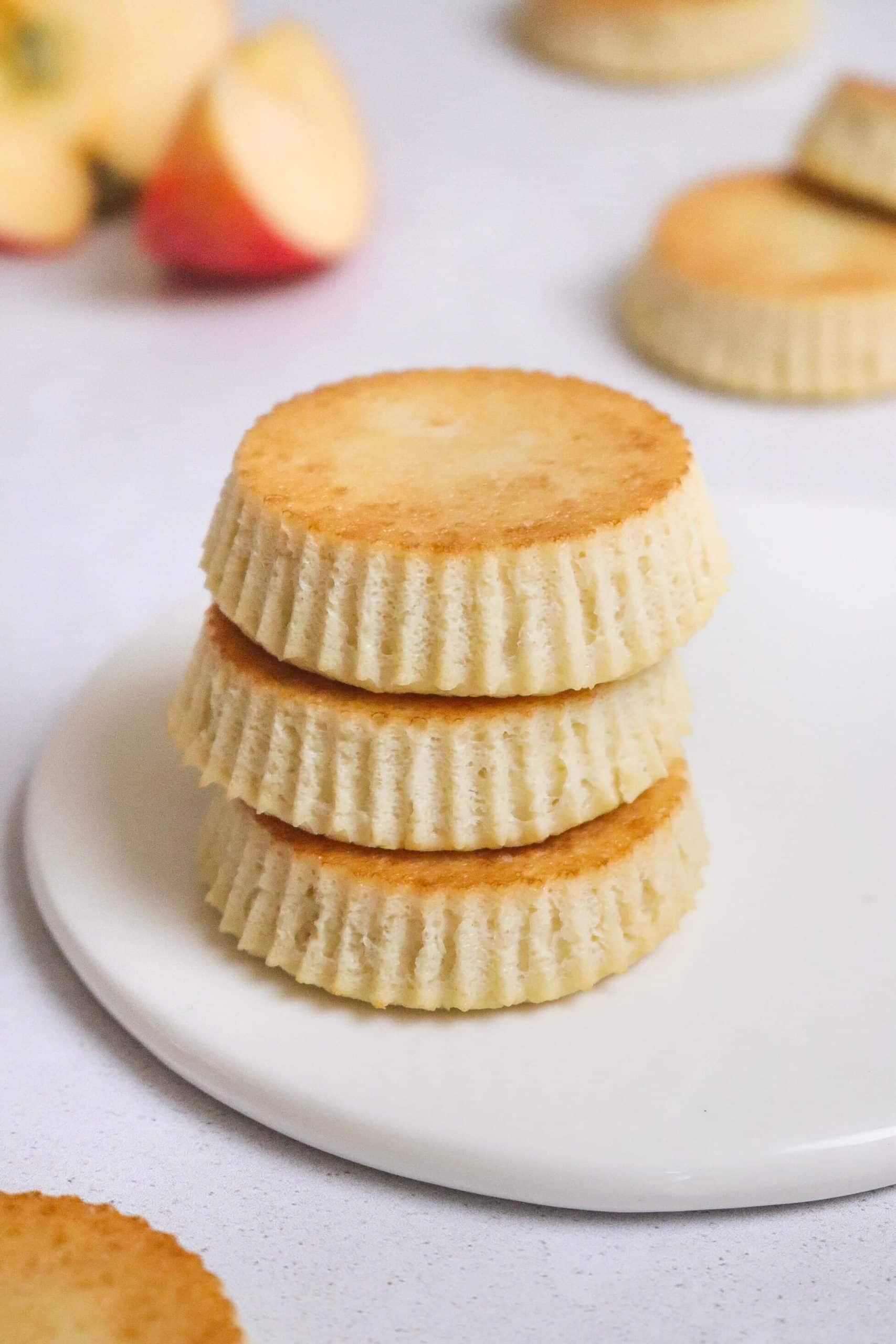 Mini flans pomme vanille