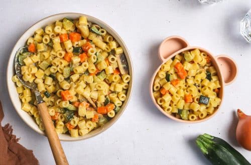 One pot pasta crémeux aux petits légumes H