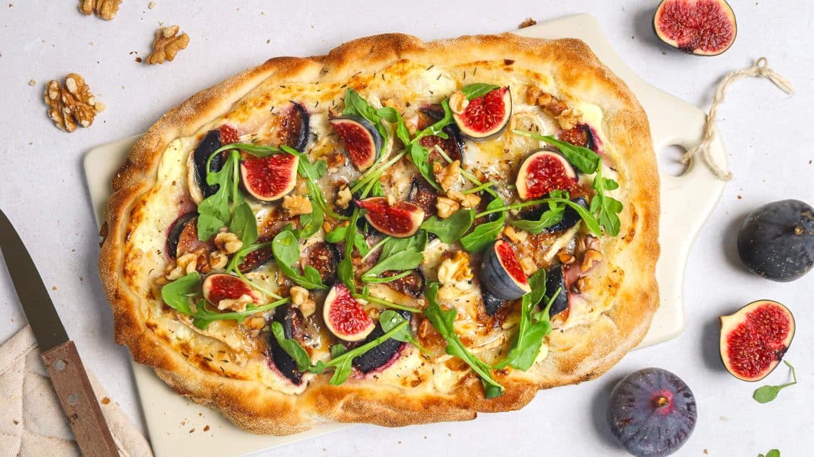 Pizza chèvre figues H