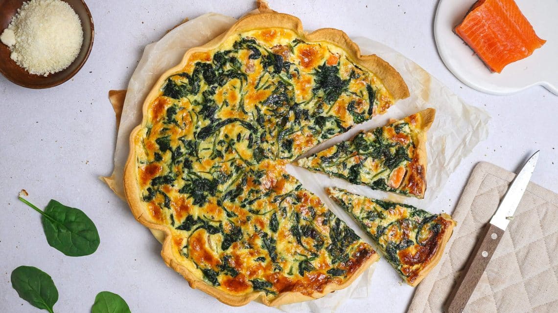 Quiche truite épinards H