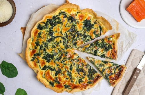 Quiche truite épinards H
