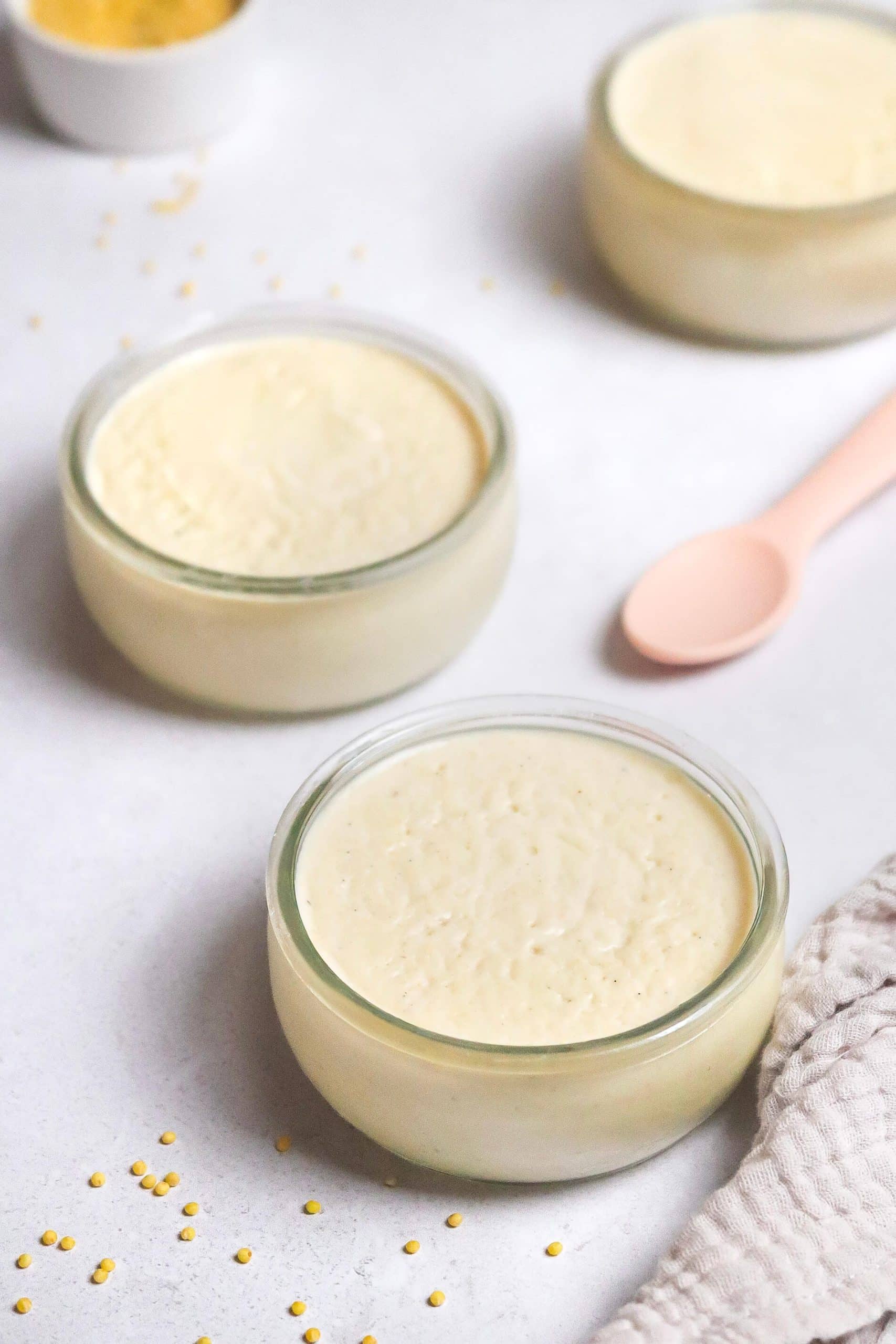 Crème dessert au millet